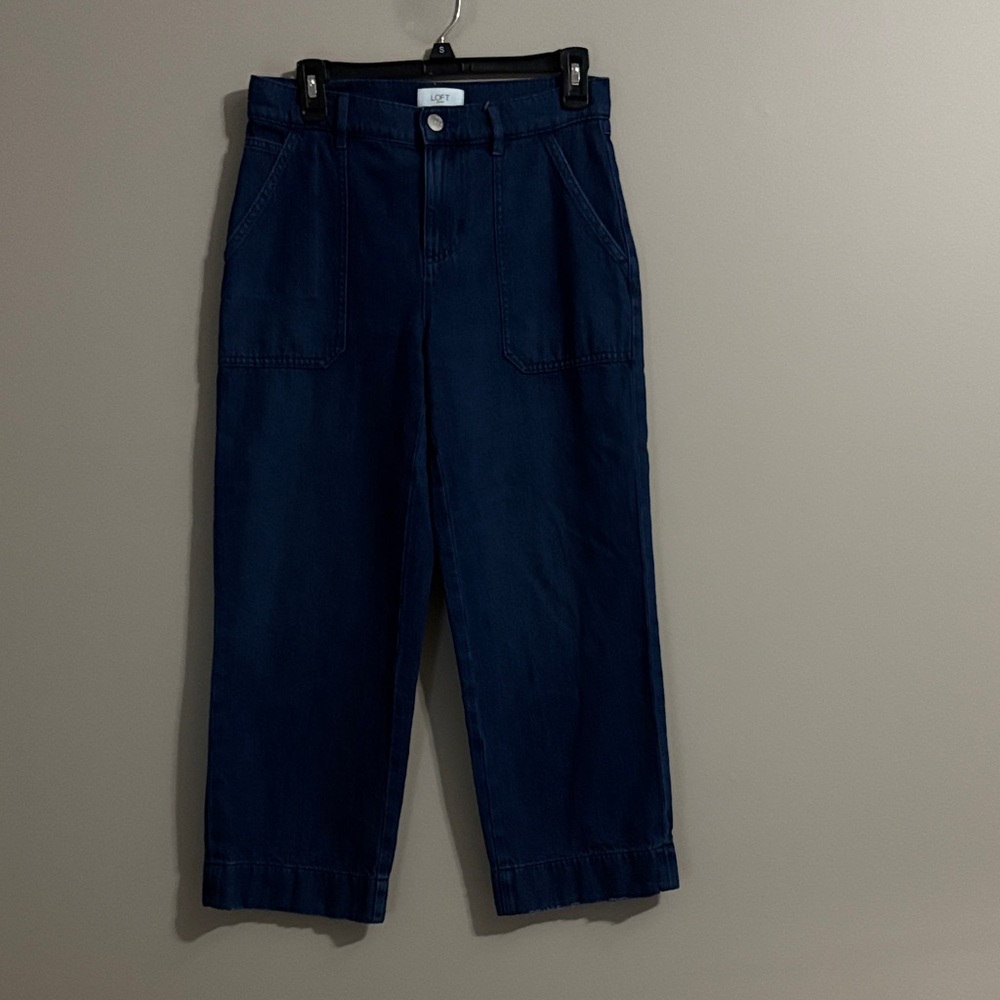 LOFT Navy Blue Denim Pants